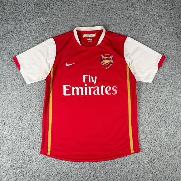 Nike Other - Nike Arsenal Home Shirt Size Medium Fly Emirates Home Soccer Jersey